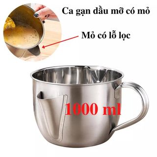 CA LỌC DẦU ĂN INOX 304 ĐA NĂNG GẠN BỎ CHẤT BÉO DƯ THỪA - BH KIDS