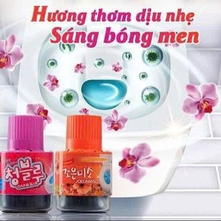 CHAI THẢ BỒN CẦU BLUE HƯƠNG NGÀN HOA