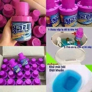 CHAI THẢ BỒN CẦU BLUE HƯƠNG NGÀN HOA