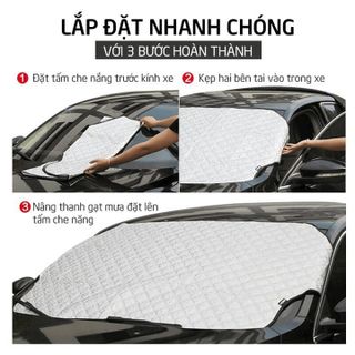 BẠT CHE NẮNG Ô TÔ, BẠT CHE KÍNH LÁI Ô DÀY DẶN - CÁCH NHIỆT CHỐNG NÓNG,CHỐNG TIA UV HIỆU QUẢ