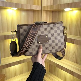Túi xách nữ, túi đeo chéo kẻ Ô Cá Tính ĐI CHƠI M346