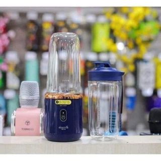 MÁY XAY SINH TỐ 300ML CẦM TAY 6 LƯỠI 2 CỐI - SỬ DỤNG PIN SẠC CỔNG USB SIÊU TIỆN LỢI