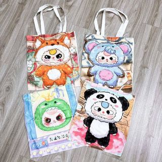 TÚI VẢI HOẠT HÌNH KUTE ĐỰNG CẢ THẾ GIỚI.