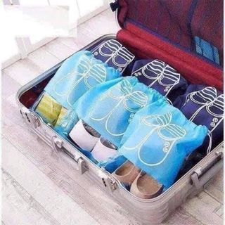 COMBO 10 TÚI ĐỰNG GIẦY CÓ DÂY RÚT CHỐNG BỤI BẨN