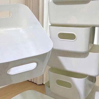 COMBO 10 KHAY NHỰA HÌNH CHỮ NHẬT SZ 20,5 CM ĐỂ ĐỒ TIỆN ÍCH