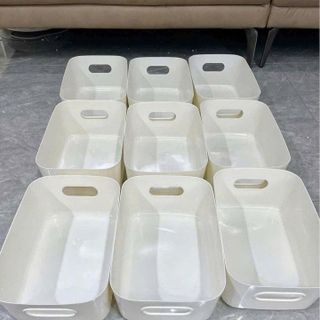 COMBO 10 KHAY NHỰA HÌNH CHỮ NHẬT SZ 20,5 CM ĐỂ ĐỒ TIỆN ÍCH