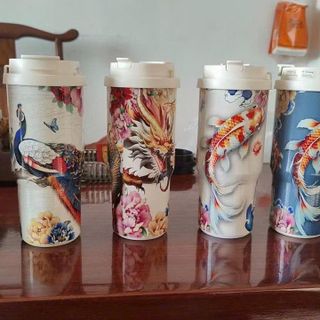 CỐC GIỮ NHIỆT HOA LÁ CÀNH SIÊU XINH