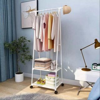 KỆ CHỮ A TREO QUẦN ÁO CÓ BÁNH XE TIỆN DỤNG
