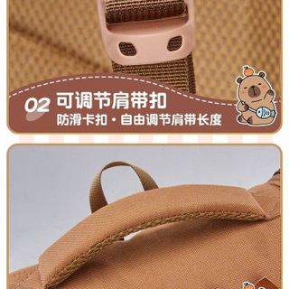 BA LÔ CẶP SÁCH CAPYBARA CHO BÉ TRAI BÉ GÁI ĐI HỌC TIỂU HỌC