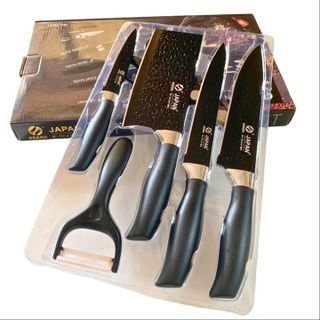 BỘ DAO VÂN NHÁM NHÀ BẾP NHẬT BẢN 6 MÓN TIỆN LỢI