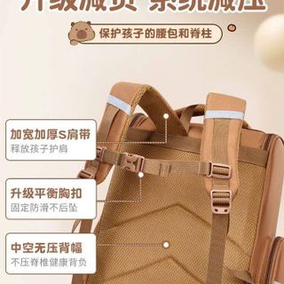 BA LÔ CẶP SÁCH CAPYBARA CHO BÉ TRAI BÉ GÁI ĐI HỌC TIỂU HỌC