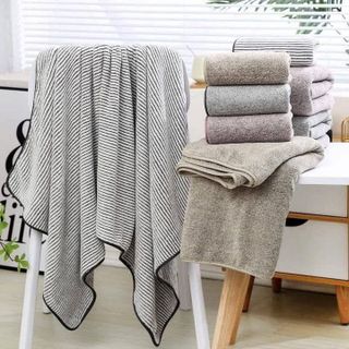 SET 2 KHĂN TẮM COTTO, THẤM HÚT TỐT