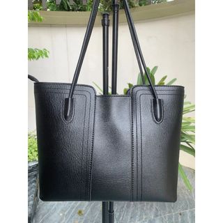 Túi xách nữ, túi công sở xách tay, kẹp nách da trơn tặng kèm gấu size 36cm M725