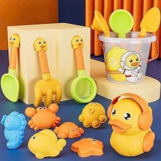 BỘ XÚC CÁT VỊT VÀNG 14 CHI TIẾT CHO BÉ YÊU