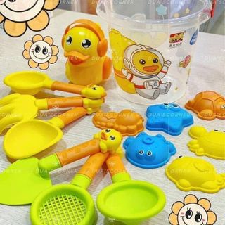 BỘ XÚC CÁT VỊT VÀNG 14 CHI TIẾT CHO BÉ YÊU