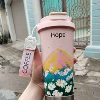 CỐC GIỮ NHIỆT HOA LÁ CÀNH