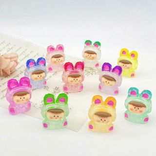 COMBO 10 CHARM TÚI MÙ PHÁT SÁNG SIZE TO VÀ NHỠ
