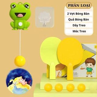 ĐỒ CHƠI BÓNG BÀN TREO TƯỜNG HÌNH CON ẾCH XANH SIÊU KUTE