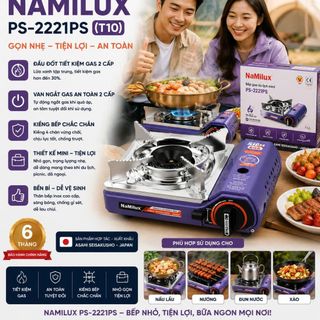 BẾP GAS DU LỊCH MINI NAMILUX PS-2221PS (T10)