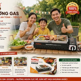 BẾP NƯỚNG GAS NAMILUX GM-2220PS (T10)