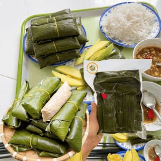 Chả Tép Heo Gói Lá Chuối Truyền Thống 1kg