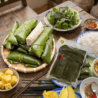 Chả Tép Heo Gói Lá Chuối Truyền Thống 1kg