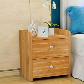 TỦ ĐẦU GIƯỜNG 2 NGĂN KÉO GỖ MDF CAO CẤP, TAB ĐỂ ĐẦU GIƯỜNG
