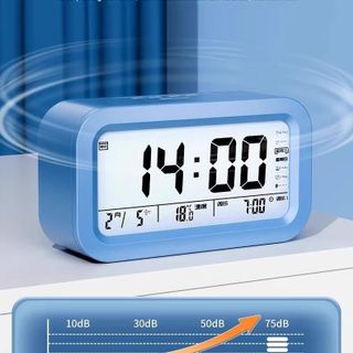 Đồng Hồ Báo Thức Đa Chức Năng LED Để Bàn Học Phòng Ngủ TT10