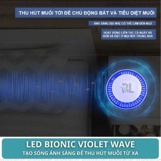 ĐÈN BẮT MUỖI TỰ ĐỘNG - MÁY BẮT MUỖI THÔNG MINH HÚT CÔN TRÙNG