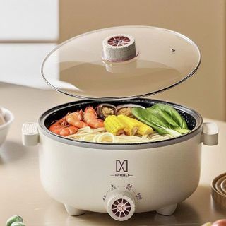 NỒI LẨU MANDELI CHỐNG DÍNH 28CM TẶNG VỈ HẤP INOX (T20)