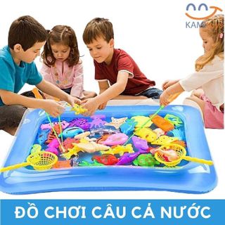 BỘ ĐỒ CHƠI CÂU CÁ NAM CHÂM KÈM BỂ PHAO