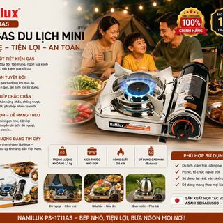 BẾP GAS DU LỊCH MINI NAMILUX PS-1711AS (T10)