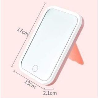 GƯƠNG ĐỂ BÀN ĐÈN LED, GƯƠNG LED ĐỂ BÀN HÌNH CHỮ NHẬT DÙNG PIN