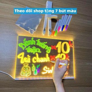 BẢNG VẼ DẠ QUANG KẾT HỢP ĐÈN LED