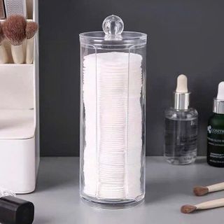 HỘP ĐỰNG BÔNG TẨY TRANG - TĂM BÔNG - SON- ĐỒ TRANG SỨC