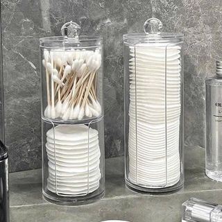 HỘP ĐỰNG BÔNG TẨY TRANG - TĂM BÔNG - SON- ĐỒ TRANG SỨC