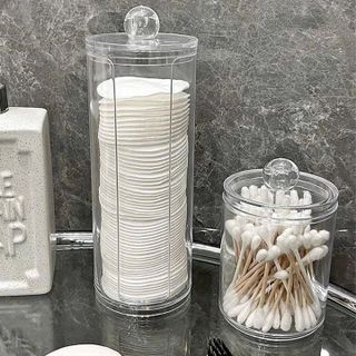HỘP ĐỰNG BÔNG TẨY TRANG - TĂM BÔNG - SON- ĐỒ TRANG SỨC