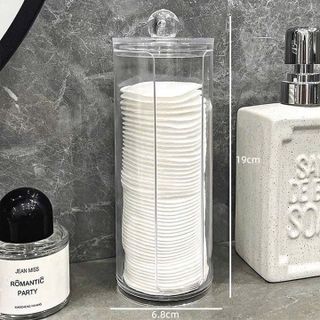 HỘP ĐỰNG BÔNG TẨY TRANG - TĂM BÔNG - SON- ĐỒ TRANG SỨC