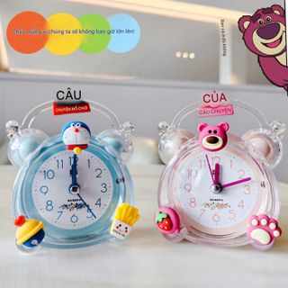 Đồng Hồ Báo Thức Mini Kuromi Dễ Thương Để Bàn Phòng Ngủ TT13