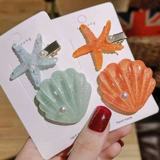 KẸP TÓC VỎ SÒ – PHỤ KIỆN ĐI BIỂN KHÔNG THỂ THIẾU