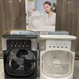 QUẠT PHUN SƯƠNG ĐỂ BÀN TÍCH HỢP ĐÈN LED