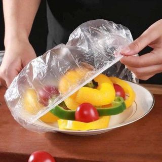 COMBO 5 TÚI BỌC THỰC PHẨM CÓ CHUN LOẠI TO ĐẠI ( TÚI 50 CÁI )