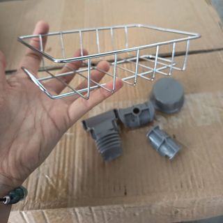 Kệ Inox Gắn Vòi Nước Kệ Giỏ Đựng Để Đồ Rửa Chén Bát Kệ Gắn Bồn Rửa Chén