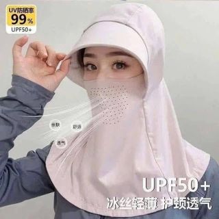 MŨ CHỐNG NẮNG CHÙM CỔ + KHẨU TRANG