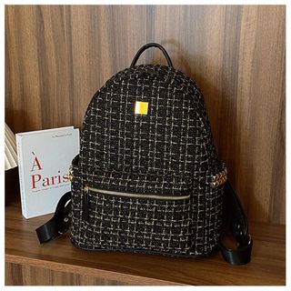 Balo đi học, đi du lịch kim tuyến, balo tặng kèm móc khoá con chó dễ thương size 40 vừa sách vở A4 , laptop M393