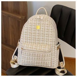 Balo đi học, đi du lịch kim tuyến, balo tặng kèm móc khoá con chó dễ thương size 40 vừa sách vở A4 , laptop M393