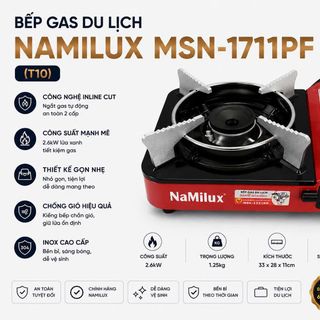 BẾP GAS DU LỊCH NAMILUX PS-1711PF (T10)