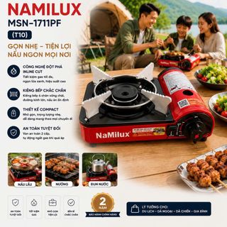 BẾP GAS DU LỊCH NAMILUX PS-1711PF (T10)