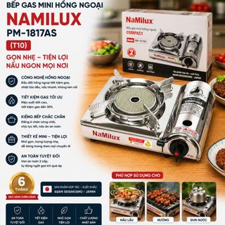 BẾP GAS MINI HỒNG NGOẠI NAMILUX PM-1817AS (T10)