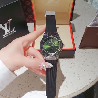 SĂN SALE ĐỒNG HỒ NAM THỜI TRANG HUPOT NIỀNG TRƠN DÂY CAO SU